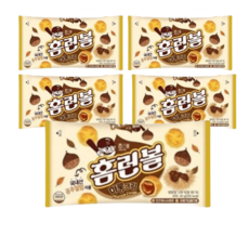 해태 홈런볼 마롱크림 215g 5개 초코간식, 홈런볼마롱크림 5개