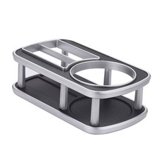 마운트 대시보드 휴대폰 음료 AuMoHall 음료 컵 자동차 커피 스탠드 홀더 클립 ABS, Silver