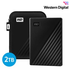 WD NEW My Passport Gen3 외장하드, 2TB, 블랙