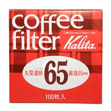칼리타 라운드필터 65mm 100매 제품, 1개