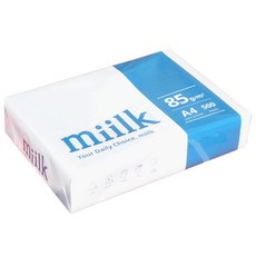 밀크 A4 85g 500매 1권/복사용지/A4용지/복사지, 단일상품