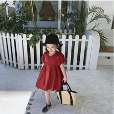 아기린넨원피스