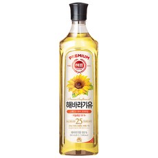 [사조대림] 해표 해바라기유 900ml x3병, 3개