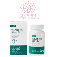 약국정품 마그네슘350 플러스 B6 (90정 3개월분) 눈떨림 경련 다리쥐 종아리쥐 종아리경련 영양제 건강기능식품