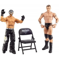 영국직송 WWE MATTEL GKY65 WWE 랜디 오튼 대 레이 미스테리오 레슬마니아 2팩, 단일옵션