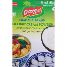 업소용 코코넛크림파우더 CHAO THAI 브랜드 코코넛크림파우더 1팩 : 370g 최소주문포장(1박스): 370g x 12팩