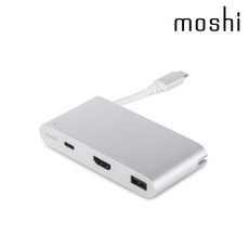 [Moshi] 모쉬 USB-C 멀티포트 어댑터 / Silver, 99MO084204(Silver)