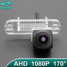 GreenYi 170 ° 1920x1080P HD AHD 차량 후면보기 카메라 메르세데스 벤츠 R GLS SLK CLS 클래스 ML350 W220 W203 W211 W209 W, 1개, E-AHD1080P-175deg, 단일