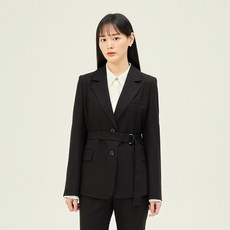 JJ지고트 린넨 벨티드 싱글 투버튼 재킷 GP9M0JK901
