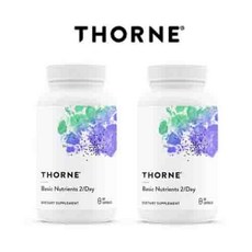 쏜리서치기초영양소 정보 ThorneResearch basic nutrients 2-day 비타민 60캡슐, 60정, 2개