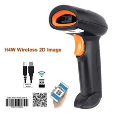 휴대용 무선 바코드 스캐너 유선 1D 2D QR 코드 PDF417 리더 소매점 물류 창고용, CHINA_H4W Wireless 2D, 1개