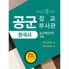 2019 핵심만 쏙 담은 공군 장교부사관 한국사, 주식회사 서원각