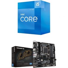 인텔 코어 i512400 + GIGABYTE B760M DS3H DDR4 Motherboard - 인텔i512400