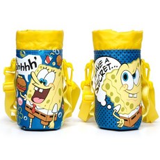 스폰지밥 휴대용 물통파우치, 랜덤