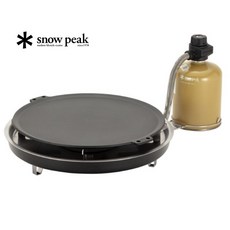 스노우피크 Snow Peak 2021년 철판구이 가스 버너 GS-43, 단일 옵션, 1개