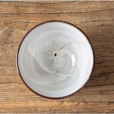 국내산 전통 옹기 막걸리잔 후식볼 동동주잔 도자기술잔 여주도자기 그릇, 1개