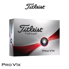 타이틀리스트 2023 Pro V1X 골프볼, 화이트, 12개입, 1개