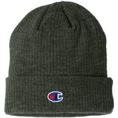 Champion-골지 니트 모자-CS4003-One Size-Heather Forest