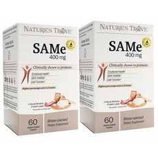 Nature's Trove 네이처 트로브 메티오닌 SAM-e 400mg, 120정, 1개