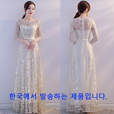 라온드레스 파티드레스 한국발송제품 2일후 배송완료 파티복 칵테일드레스 이브닝드레스 연주복 드레스 mj-350