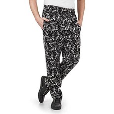EOM 남성용 Boneyard Print Chef Pant (XS-3X) 전통적인 헐렁한 핏 100 %면 탄력있는 허리 [X-Small] - E055207BRP3WKY8