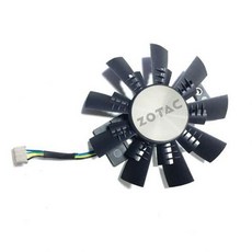 [해외] Zotac geforce gtx 1080 amp 익스트림 그래픽 카드 팬용 기존 87mm ga92s2u 냉각 팬 쿨러 팬 교체, 1pcs