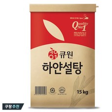 큐원 하얀 설탕, 1개, 15kg