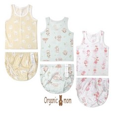  [AK원주점] [오가닉맘]토끼 런닝+팬티 6종세트 