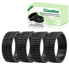 Coodss Braava 타이어 교체용 - Braava 380T/320/321/375T/390T/Mint Plus 5200/4200과 호환 - 미끄럼 방지 쉬운 설치 및 모든 견