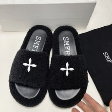 smfk 슬리퍼 새로운 스타일 두꺼운 바닥과 얇은 양모 슬리퍼