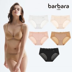 바바라 언더웨어 바바라 데일리 심리스 누디 여성 팬티 5종