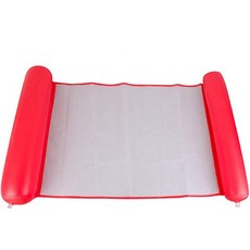 물놀이튜브 여름 물 해먹 접이식 수영장 풍선 행 에어 매트리스 플로팅 슬리핑 쿠션 침대 수상 스포츠, 빨간-16981377