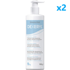 DEXERYL 덱세릴 md 크림 페이스 모이스처라이징 500g X 2P 건성 수분 로션, 2개