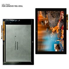 [해외] 레노버 요가 도서 YB1X91L YB1X91F LCD 디스플레이 터치 스크린 패널 유리 디지타이저 어셈블리 YOGABOOK YB1X91 LCD 용, 상세내용표시