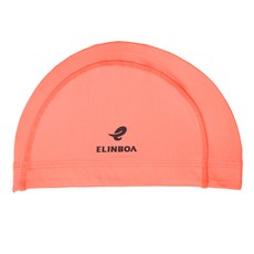 엘인보아 아동/주니어 수영모 ELP504, 오렌지 핑크, 1개