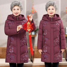 할머니경량패딩 잠바 여성 퀼팅 어르신 빅사이즈 엄마 코트 50대 중년 60대 70대