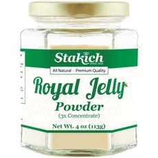 로얄젤리Stakich Royal Jelly Powder 3X Concentrate 4ounce, 113g, 1개