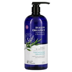 Avalon Organics 모발 관리 강화 샴푸 비오틴 B-복합체 946ml(32fl oz)