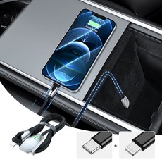 YZ 초고속 스마트폰 충전 CtoC type-C PD 타입 케이블 차량용 고속충전 케이블, Type-C-Apple