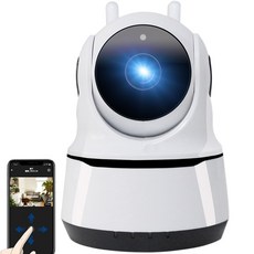 영어 매뉴얼 영어 책 FHD 1080P IP WiFi 카메라 스마트 홈 안전 감시 CCTV 360 PTZ 운동 검측 아기 애완동물 감시기 실내 안전 IP 카메라, 1080P 카메라 전용, 미국 플러그