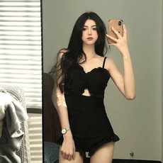 수영복 섹시 비키니 샴푸 수영복 섹시 비키니 샴푸 수영복 섹시 비키니 샴푸 수영복 섹시 비키니 샴푸, 블랙, L[100-110근]