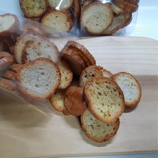 인간사료 어른 간식 마늘 바게트 빵 170g(1봉) 단체간식, 170g, 1개