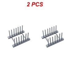 주방 접시 배수구 선반 거치대 건조 정리함 플레이트 디스플레이, 1개, 6.Style A 2pcs