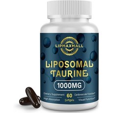 리프맥스몰 리포조말 타우린 포스파티딜콜린 1000mg 60소프트젤, Unflavored, 60 Count (Pack of 1), 1개, 60정