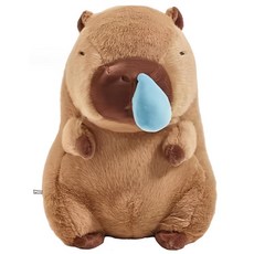 아이끌레 흔들 콧물 카피바라 봉제인형, 30cm, 혼합색상, 1개 30cm, 브라운