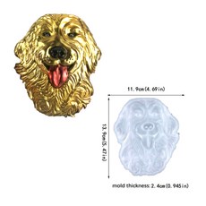 실리콘몰드 3D 거북이 올빼미 강아지 실리콘 금형 DIY 수제 홈 아트 장식 에폭시 수지 동물 개구리 도마뱀 만들기 석고 주조, [04] Style D, 1개