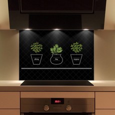 부엌고정강화유리