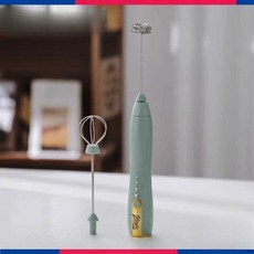 우유 거품기 가정용 전기 휴대용 위퍼 믹서, 상세 페이지 참고, 화이트 3단 변속기 + 브래킷