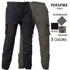 PERSPIRE 남성 기모 카고바지 겨울 보온 건빵 방한바지 방한복