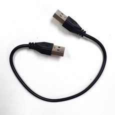 USB to USB 케이블 블랙 몬스터 발열조끼 전용, 1개 - 열선발열내의